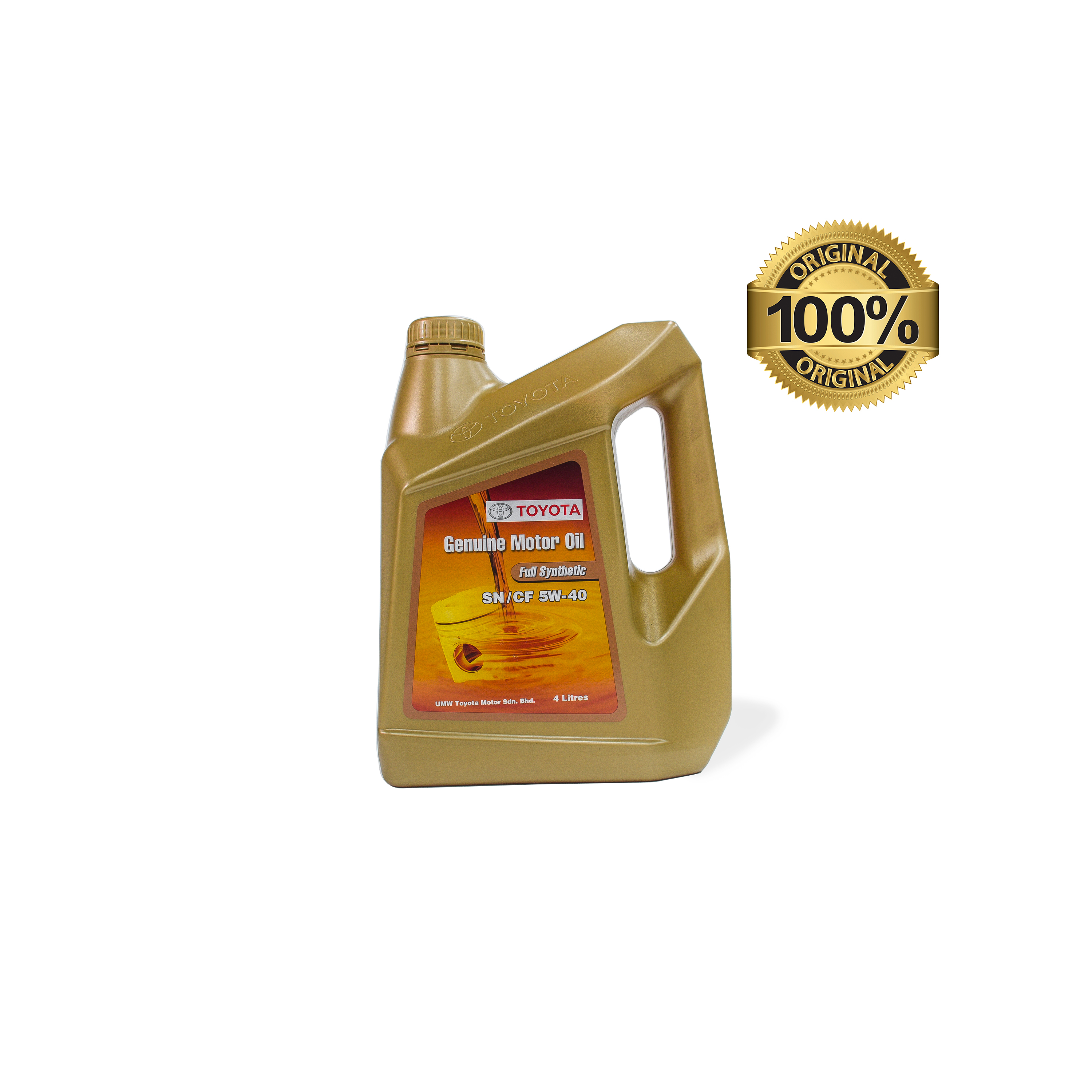 Toyota Full Synthetic Genuine Motor Oil 4L